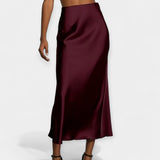 Rowan | High Waist Midi Skirt