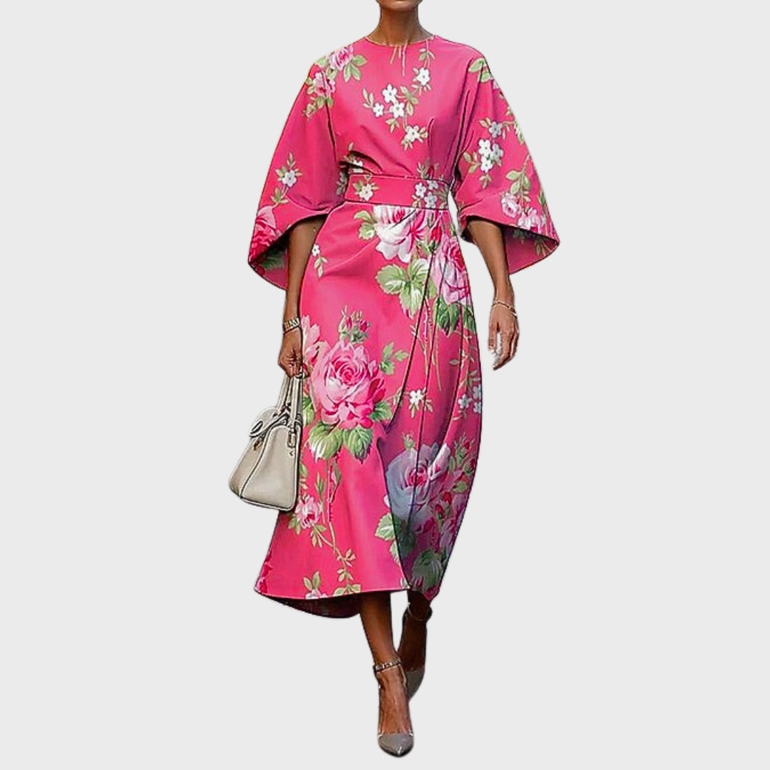 Rowena | Belted Maxi Dress
