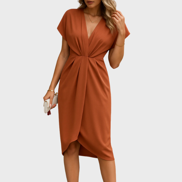 Ella | Luxe Midi Wrap Dress
