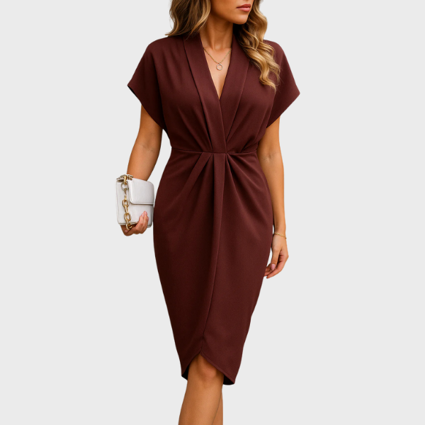 Ella | Luxe Midi Wrap Dress