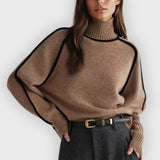 Aurora | Comfortable Sweater With Roll Collar