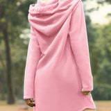 Skye | Hoodie Dress - Hooded with Kangaroo Pocket