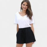Finley | Magnificently Luxuriant Satin Belted Shorts