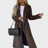 Marianne | Elegant Warm Long Double-Breasted Winter Coat