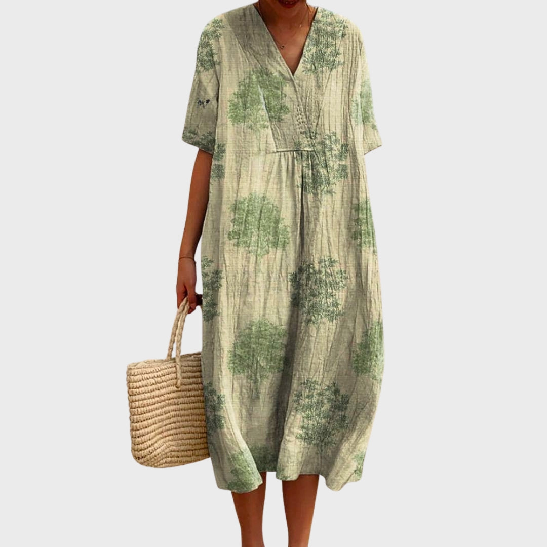 Victoria | Vintage Romantic Rose Cotton Dress