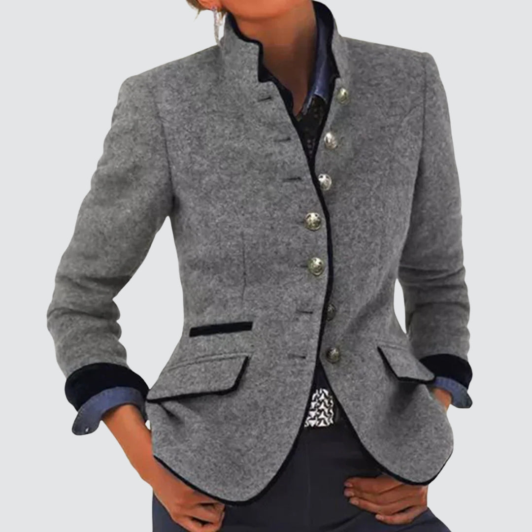 Agnes | Elegant Solid Colour Women’s Jacket