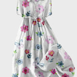 AlexandraBeato | Dress with Springtime Floral Print