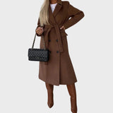 Marianne | Elegant Warm Long Double-Breasted Winter Coat