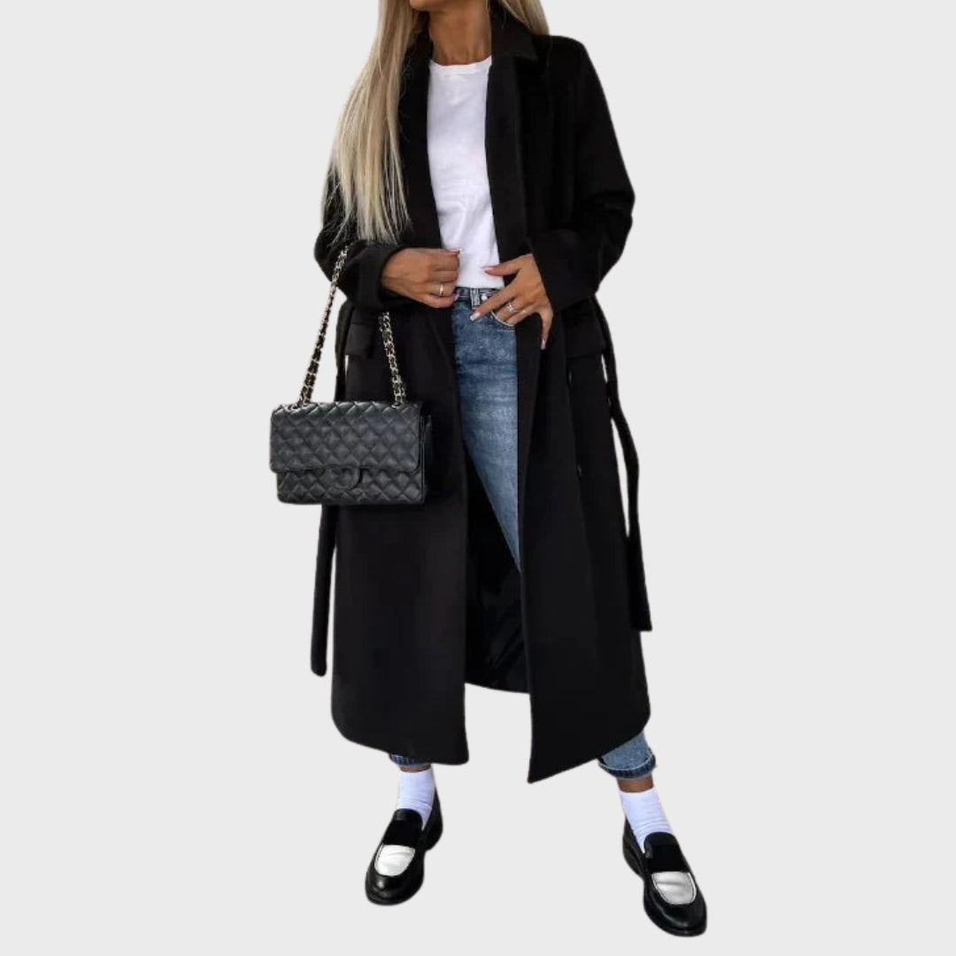 Marianne | Elegant Warm Long Double-Breasted Winter Coat