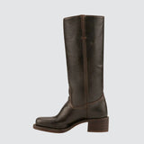 Isla | Knee-High Boots with Slim Fit and Structured Sole