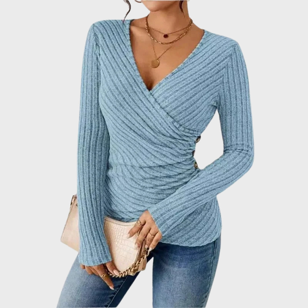 Erin | Autumn Tummy Tucking Long Sleeve Top