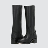 Isla | Knee-High Boots with Slim Fit and Structured Sole