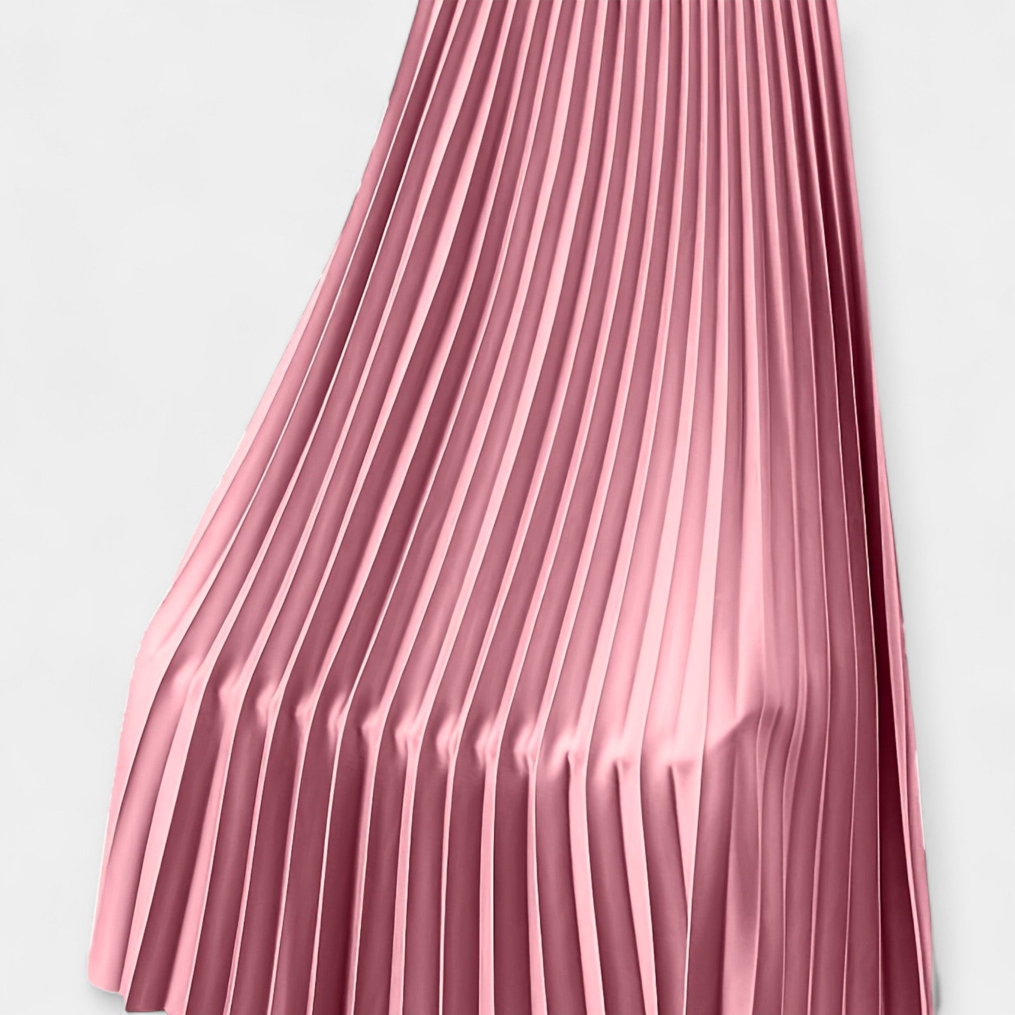 Charlotte | Luxurious Glamorous Pleated Satin Skirt