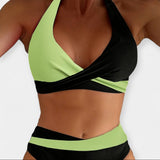 Alex | Luxurious Exquisite Crisscross Neckline Bikini