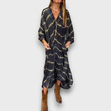 Amelia | Maxi Tie-Dye Dress With Buttons