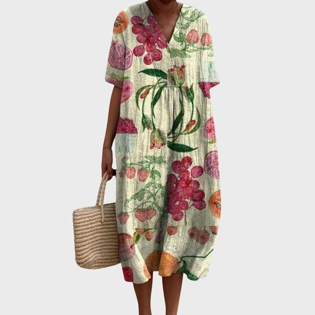Ava | Elegant Cotton Dress