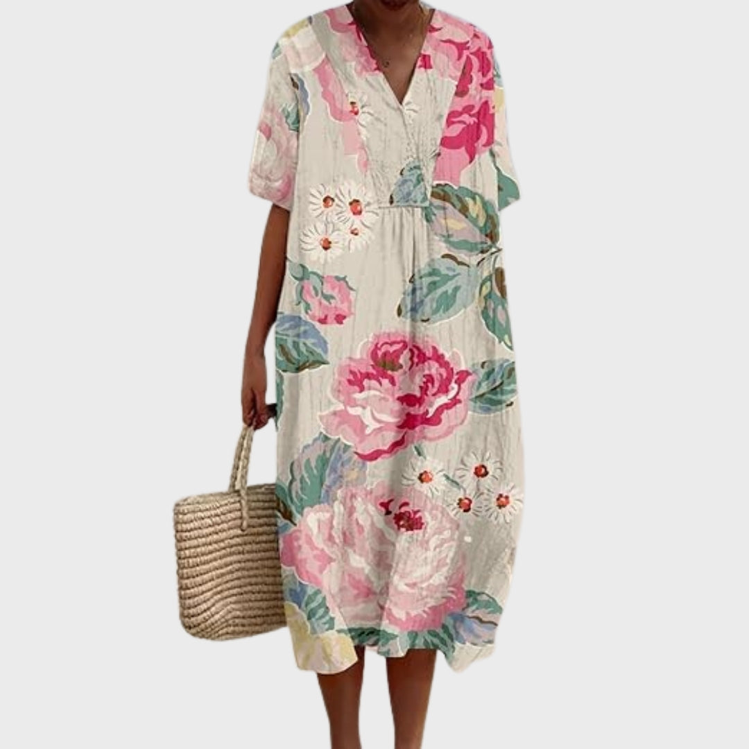 Ava | Elegant Cotton Dress