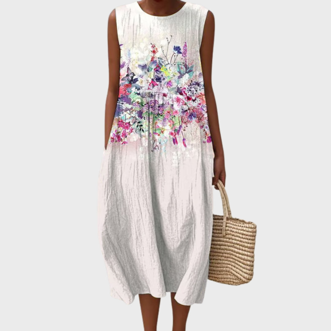 Wendy | Casual Round Neck Cotton Dress