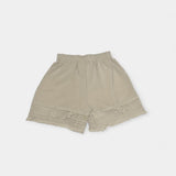 Morgan | Magnificently Embroidered Lace Trim Shorts
