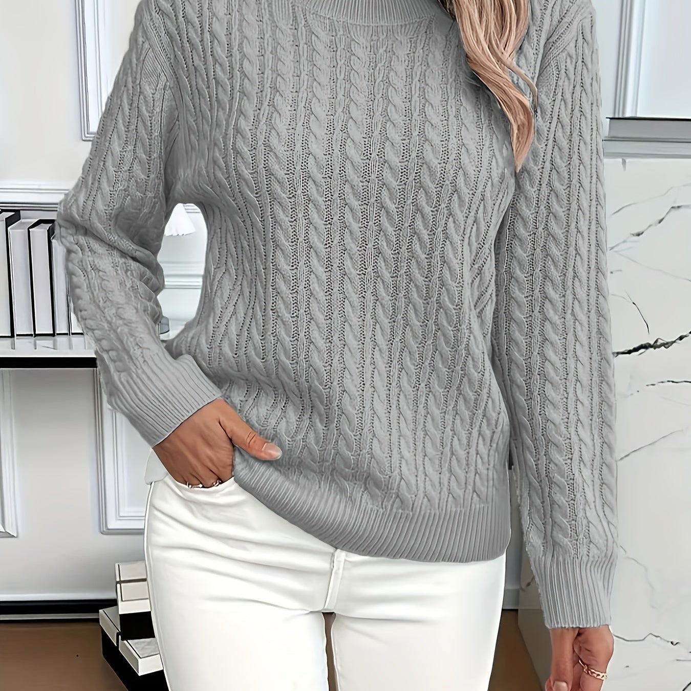 Bernila – Cable Knit Jumper