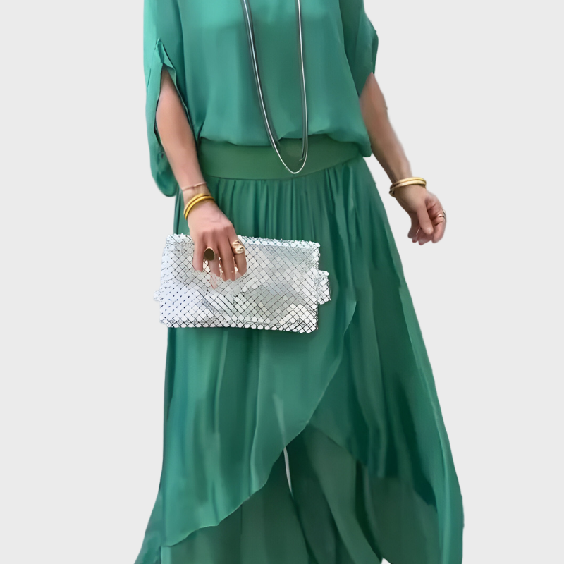 Worthington | Luxurious Extravagant Loose Slit Trousers