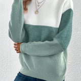 Calista - Elegant Long-Sleeve Sweater with Dropped Shoulders