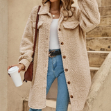 Lila Button Down Long Cardigan - Soft Knit, Lightweight Layer, All-Season Style