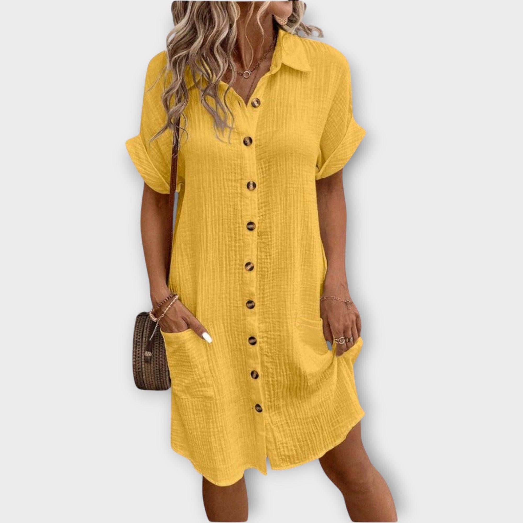 Sydney | Superluxurious Featherweight Summer Shirt Dress