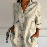 Yllona – Button-Up Relaxed Blouse