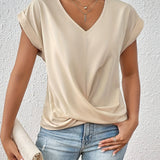 Maia – Twist Front V-Neck Top