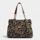 Luxe Leather Animal Print Shoulder Bag Limited Edition