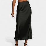 Rowan | High Waist Midi Skirt