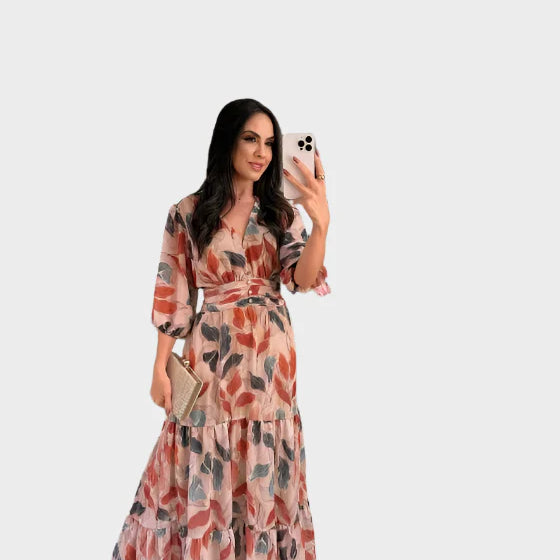 Charlotte | Luxurious Floral Evening Gown Exquisite