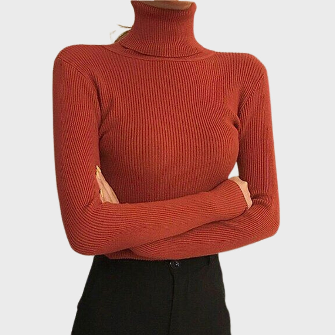 Lorrie | Autumn Cashmere Turtleneck