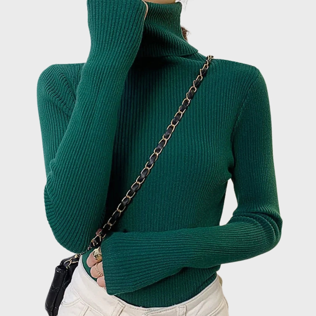 Lorrie | Autumn Cashmere Turtleneck