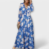 Alexandrina Louise | Maxi Dress With Embroidered Floral