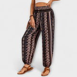 Amelia | Trousers With Ethnographic Folklore Pattern