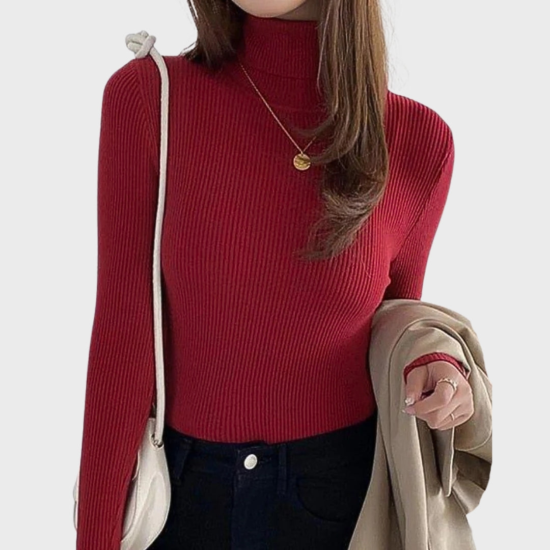 Lorrie | Autumn Cashmere Turtleneck