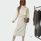 Charlotte | Dress and Turtleneck Cashmere Ensemble