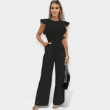 Amelia | Butterfly Sleeve Jumpsuit Fashionable Edition