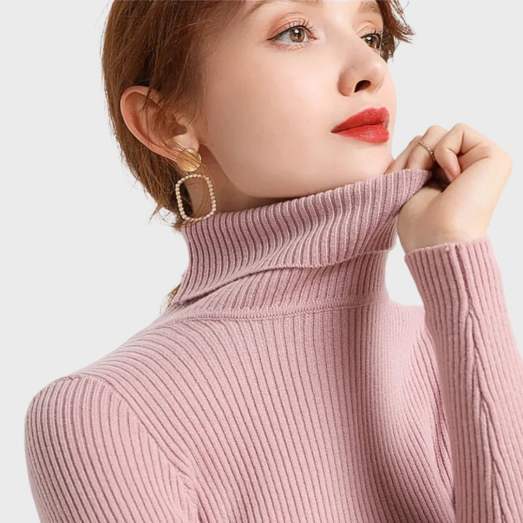 Lorrie | Autumn Cashmere Turtleneck