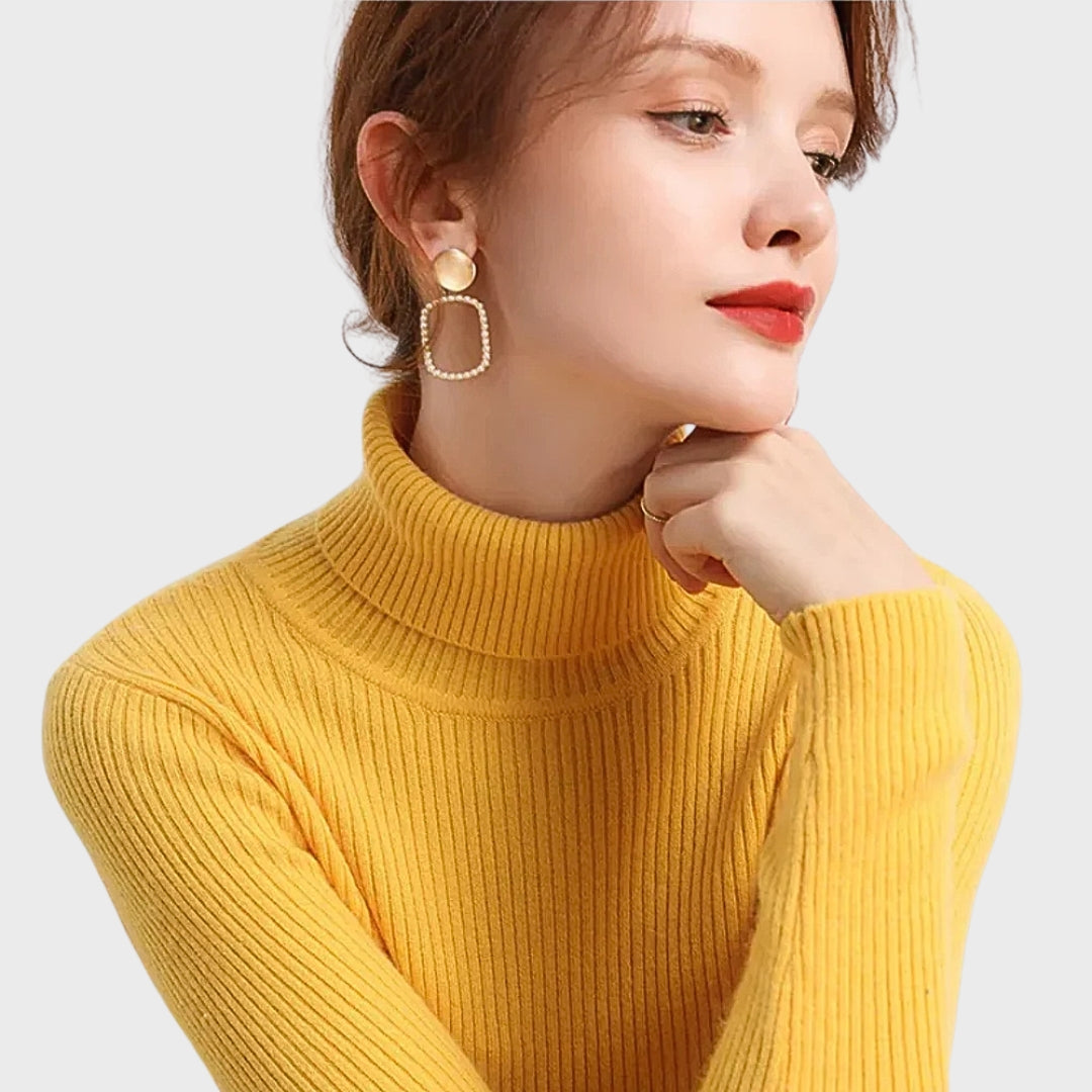 Lorrie | Autumn Cashmere Turtleneck