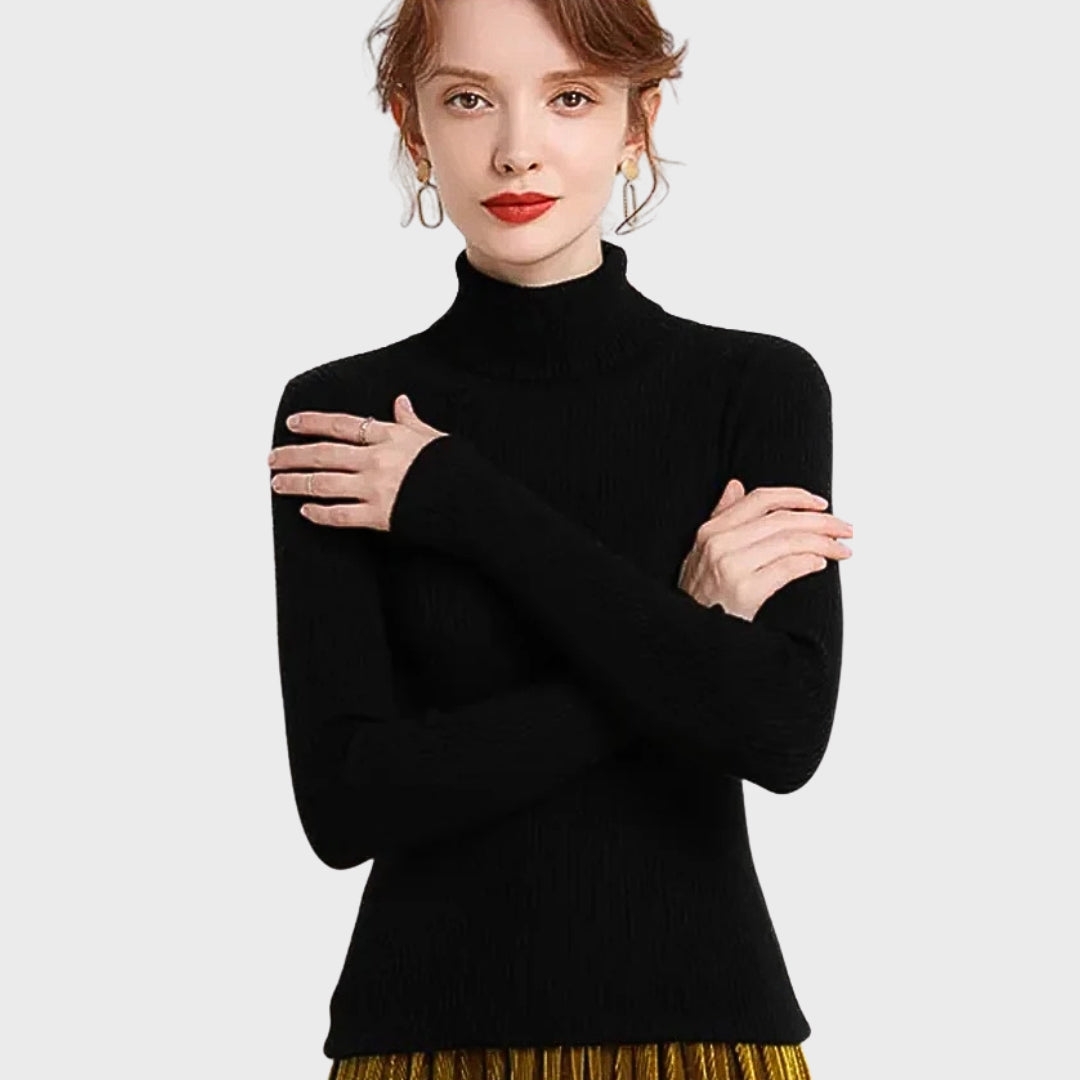 Lorrie | Autumn Cashmere Turtleneck