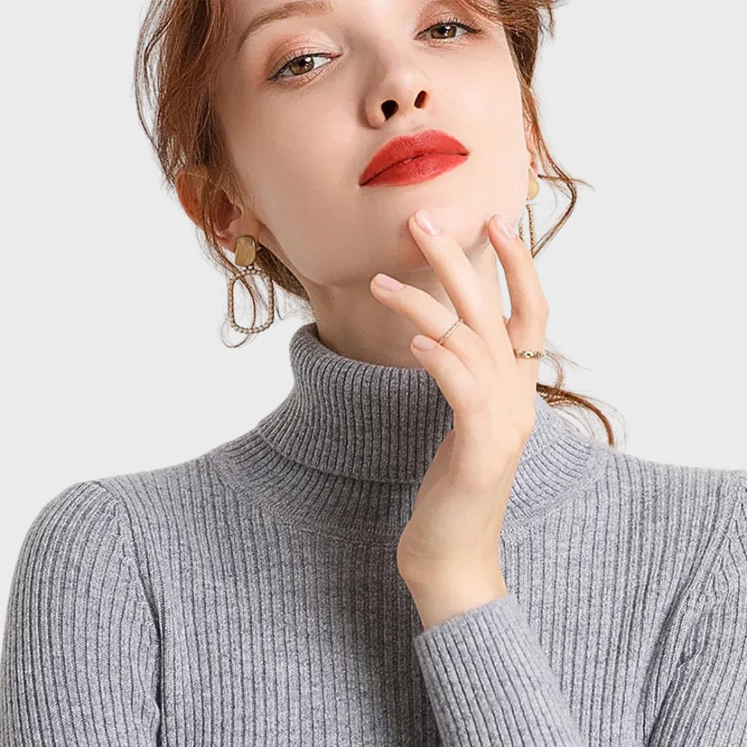 Lorrie | Autumn Cashmere Turtleneck