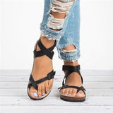 Women’s Sandals - Ergonomic Fit - Cushioned Footbed - Adjustable Straps - Flat Sole