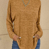 Ophelia | Stylish Knitted & Stretchy Casual Top