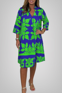 Green and Navy Bleu