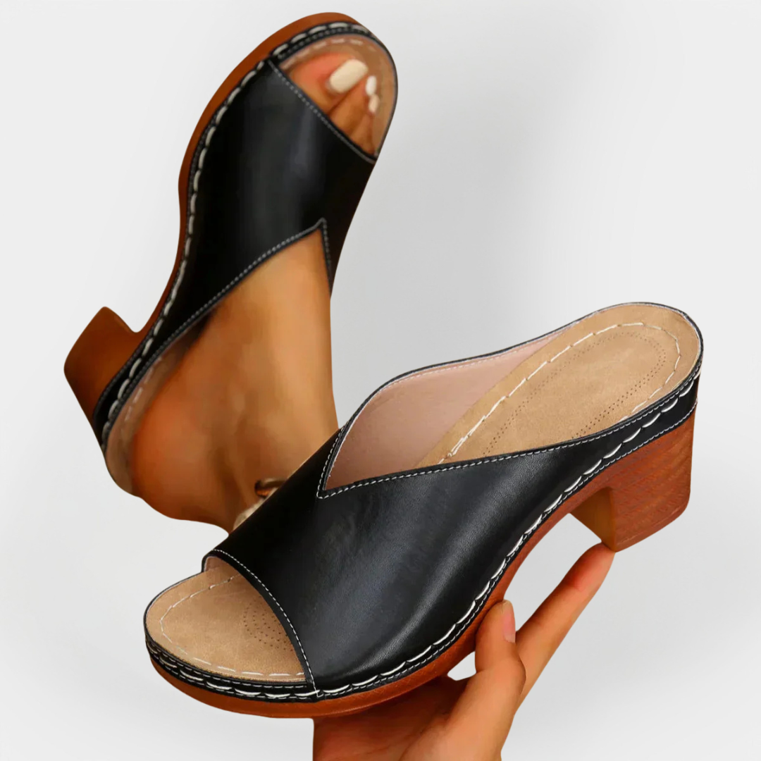 Alexis | Orthopaedic Sandals With Substantial Heel