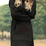 Skye | Hoodie Dress - Hooded with Kangaroo Pocket