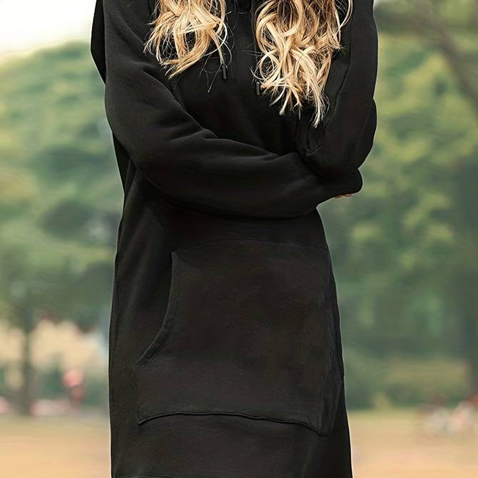 Skye | Hoodie Dress - Hooded with Kangaroo Pocket